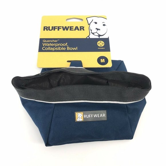 RuffWear Other - Ruffwear Quencher Blue Collapsible Dog Bowl Size M